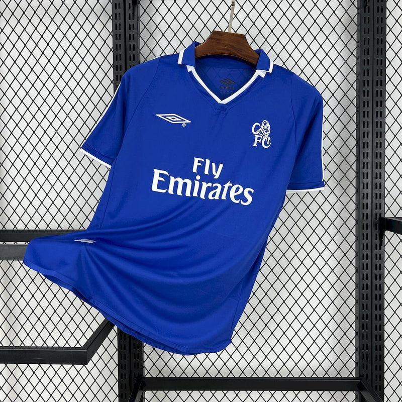 Camisa 1 Chelsea Retrô 2001/03 - Masculina