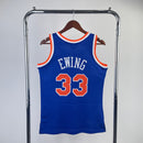 Regata New York Knicks Patrick Ewing Azul 1991/92 - Hardwood Classics