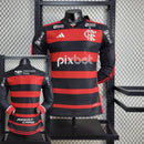 Camisa 1 Flamengo Manga longa 2024/25 Jogador - Masculina