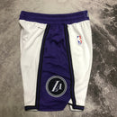 Bermuda Los Angeles Lakers Branca e Roxo 2022/23 - City Edition