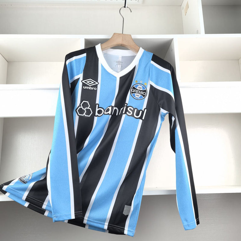 Camisa 1 Grêmio Manga Longa 24/25 Torcedor - Masculina