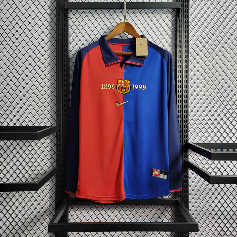 Camisa 1 Barcelona Retrô 1999/00 - Masculina