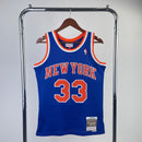 Regata New York Knicks Patrick Ewing Azul 1991/92 - Hardwood Classics