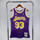 Regata BAPE x Mitchell & Ness Lakers Roxa ABC Basketball Swingman 1993 - Hardwood Classics