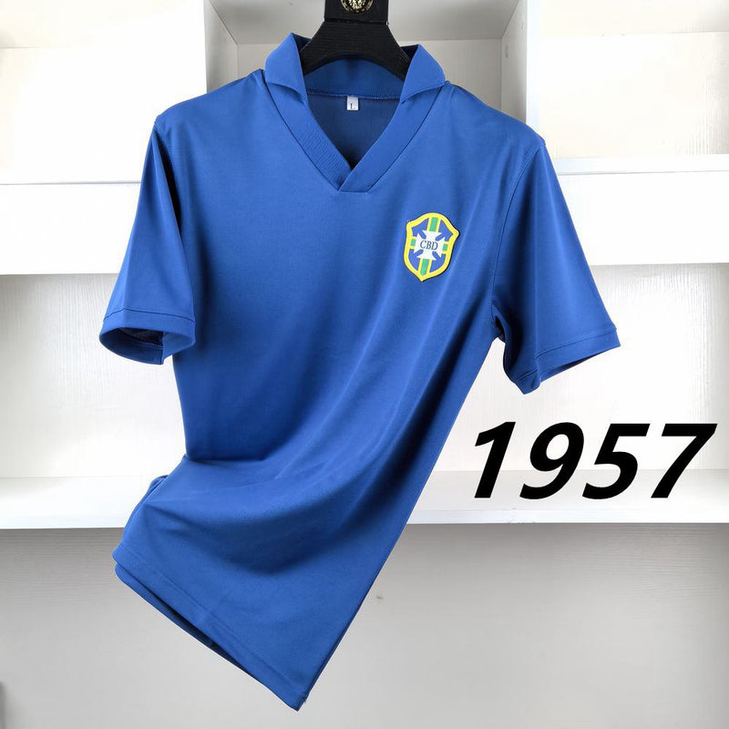 Camisa 2 Brasil Retro 1957 - Masculina