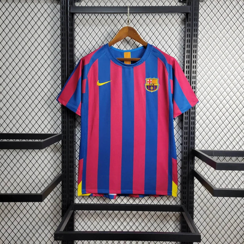 Camisa Barcelona Retrô 2005/06 Champions League Final - Masculina