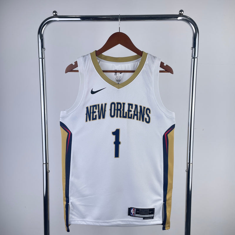 Regata New Orleans Pelicans Branca Swingman - Association Edition