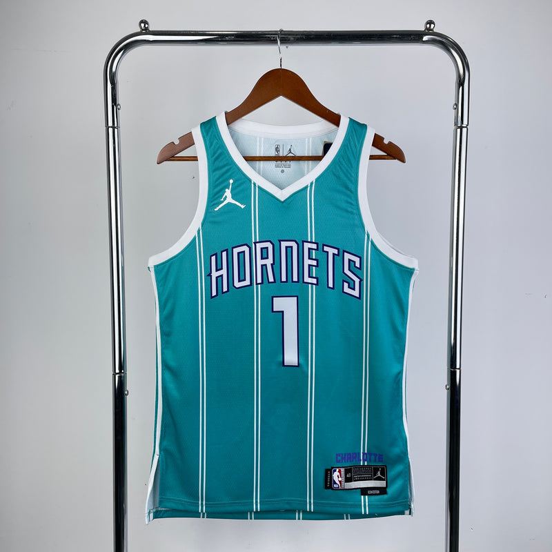 Regata Charlotte Hornets Azul Swingman - Icon Edition