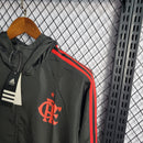 Jaqueta Corta-Vento Flamengo Preto e Vermelho 2023/24 - Masculino