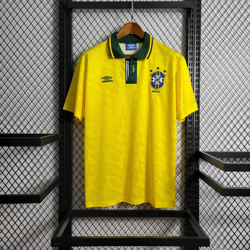Camisa 1 Brasil Retrô 1992/93 - Masculina