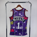 Regata Toronto Raptors Slap Stricker Roxo 1998/99 - Hardwood Classics