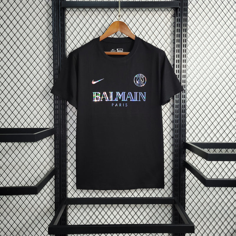 Camisa Edição Exclusiva Paris Saint Germain x Balmain Paris 2023 - Masculina