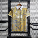 Camisa Real Madrid Dragon Gold 2023 Torcedor - Masculina