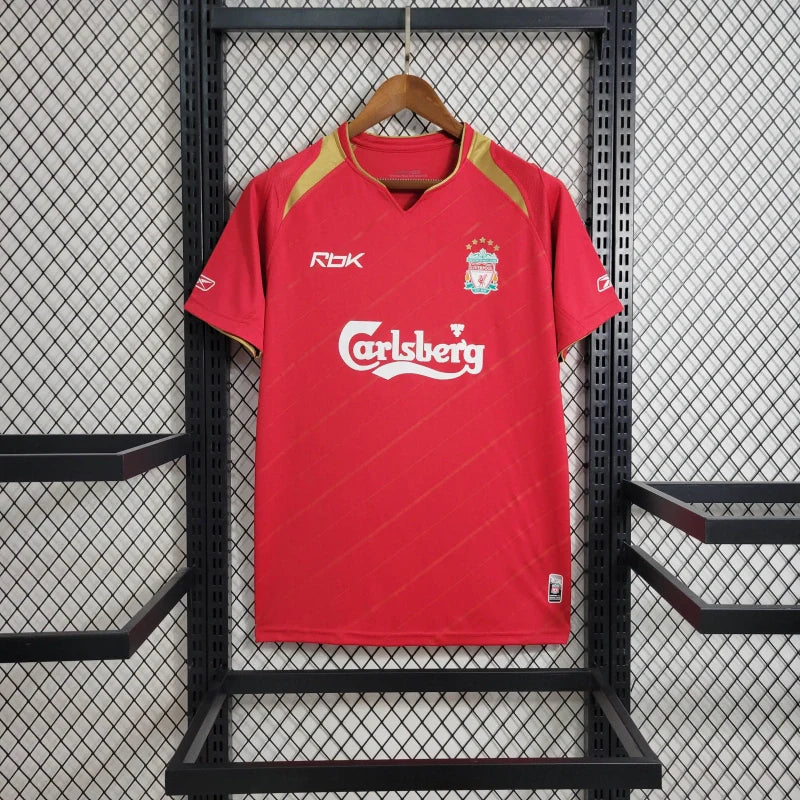 Camisa 1 Liverpool Retrô 2005/06 Champions League - Masculina