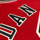 Regata Chicago Bulls Michael Jordan Vermelha 1997/98 - Hardwood Classics
