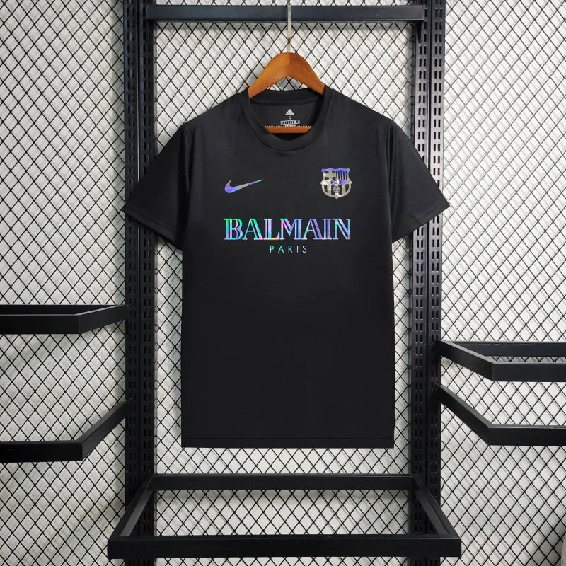 Camisa Edição Exclusiva Barcelona x Balmain Paris 2024 - Masculina