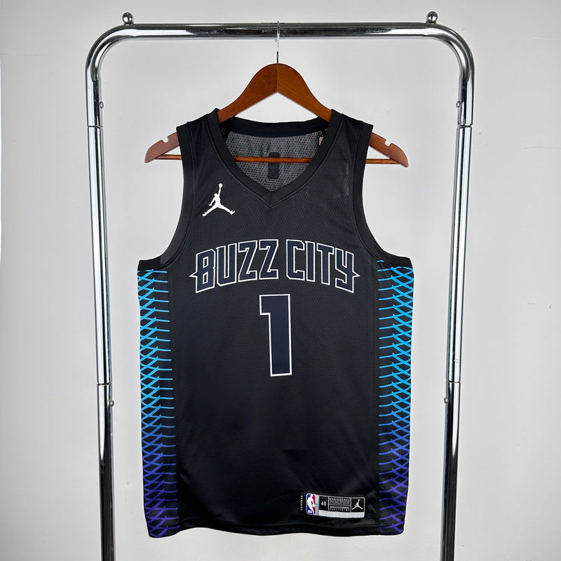 Regata Charlotte Hornets Preta 2021/22 Swingman - City Edition