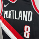Regata Portland Trail Blazers Preta Swingman - Icon Edition