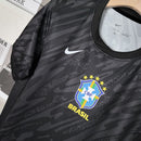 Camisa Goleiro Brasil Preta 24/25 Torcedor - Masculina