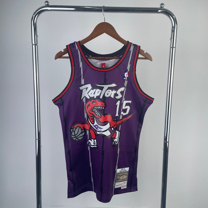 Regata Toronto Raptors Vince Carter Roxo 1998/99 - Hardwood Classics