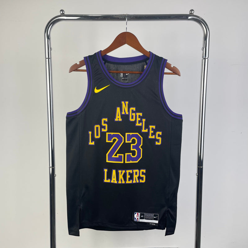 Regata Los Angeles Lakers Preta Swingman 2024/25 - City Edition
