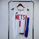Regata Brooklyn Nets Branca 2022/23 Swingman - Classic Edition