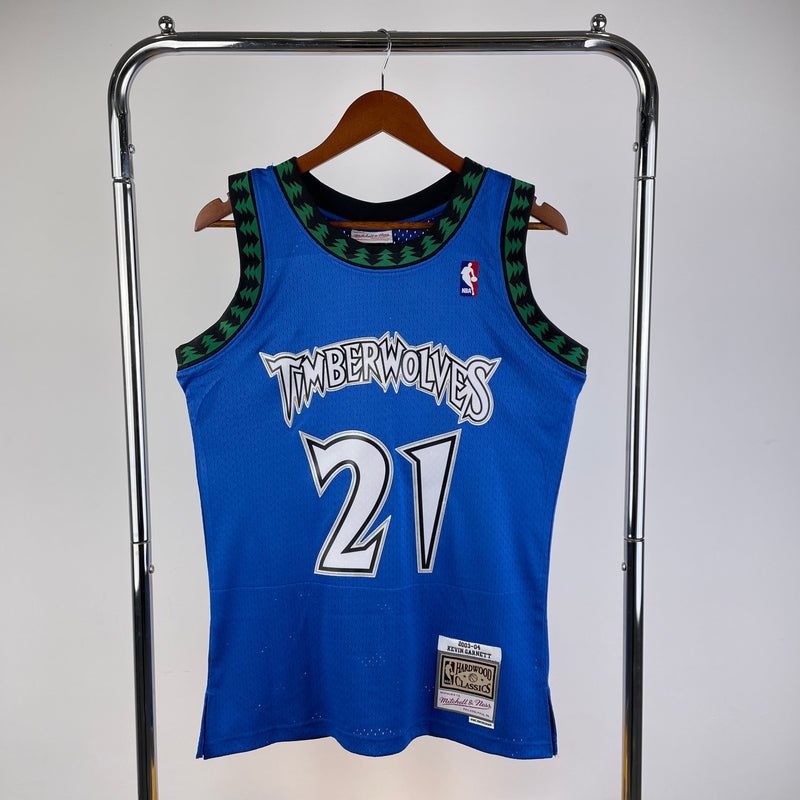Regata Minnesota Timberwolves Kevin Garnett Azul 2003/04 - Hardwood Classics