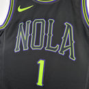 Regata New Orleans Pelicans Preto Swingman - City Edition