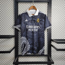 Camisa Real Madrid Dragon Preta 2023 Torcedor - Masculina