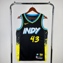 Regata Indiana Pacers Preta Swingman 2023/24 - City Edition