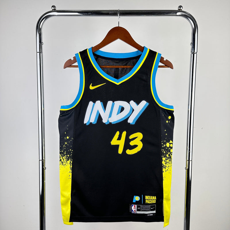 Regata Indiana Pacers Preta Swingman 2023/24 - City Edition