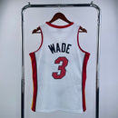 Regata Miami Heat Dwyane Wade branca 2005/06 - Hardwood Classics Swingman