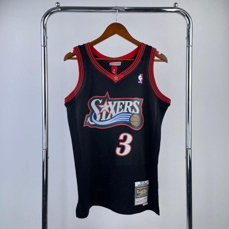 Regata Philadelphia 76ers Preta Allen Iverson 2000/01 - Hardwood Classics