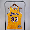 Regata BAPE x Mitchell & Ness Lakers Amarelo ABC Basketball Swingman 1996/97 - Hardwood Classics