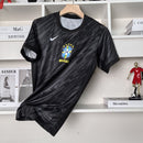 Camisa Goleiro Brasil Preta 24/25 Torcedor - Masculina