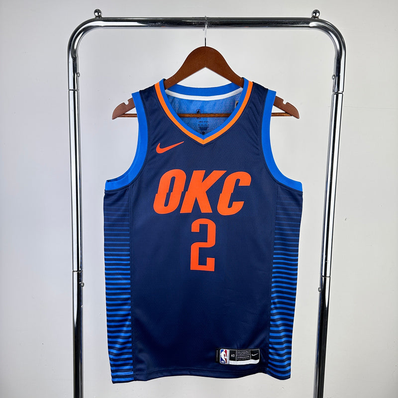 Regata Oklahoma City Thunder Azul Swingman 2018/19 - Statement Edition