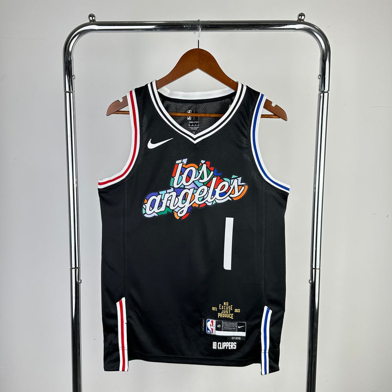 Regata LA Clippers Preta 2022/2023 Swingman - City Edition