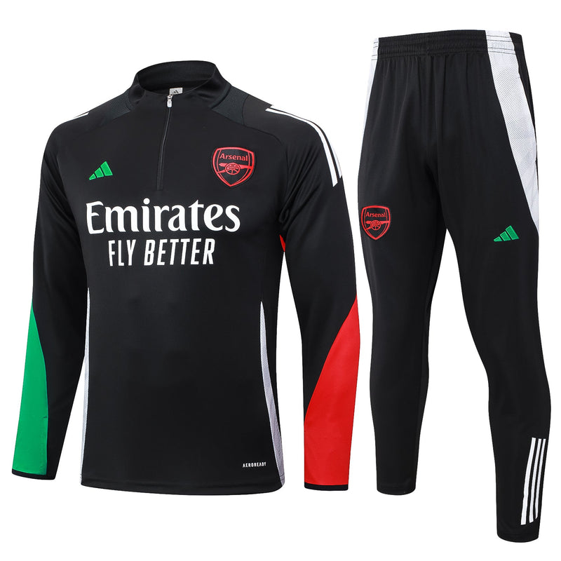 Agasalho Treino Arsenal Preto 2024/25 - Masculino