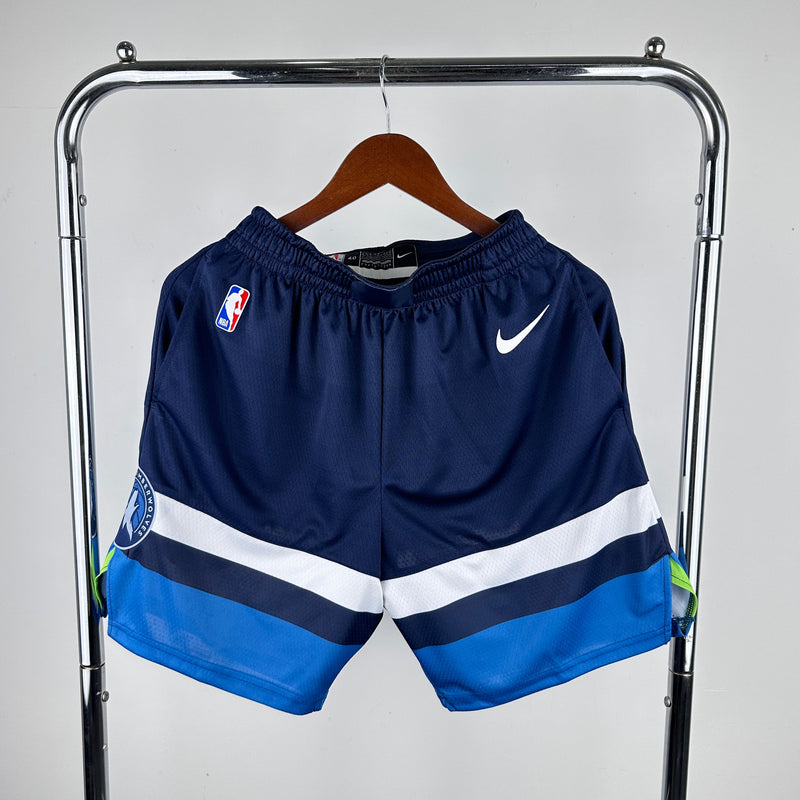 Bermuda Minnesota Timberwolves Azul 2023/24 - Icon Edition