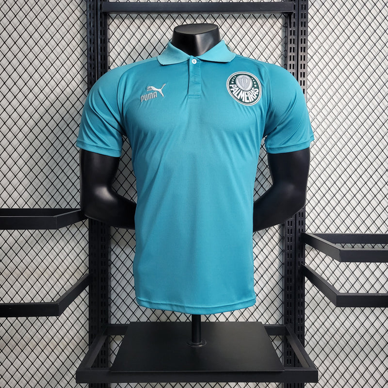 Camisa Polo Treino Palmeiras Azul 2023 - Masculina