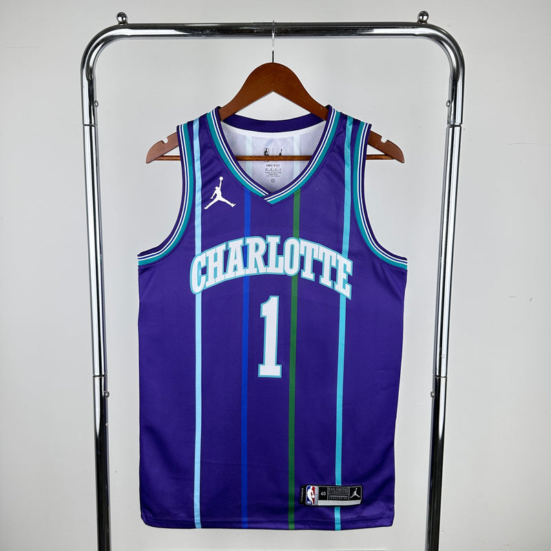 Regata Charlotte Hornets Roxa 2019/20 - Hardwood Classics