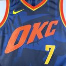 Regata Oklahoma City Thunder Azul Swingman 2023/24 - City Edition