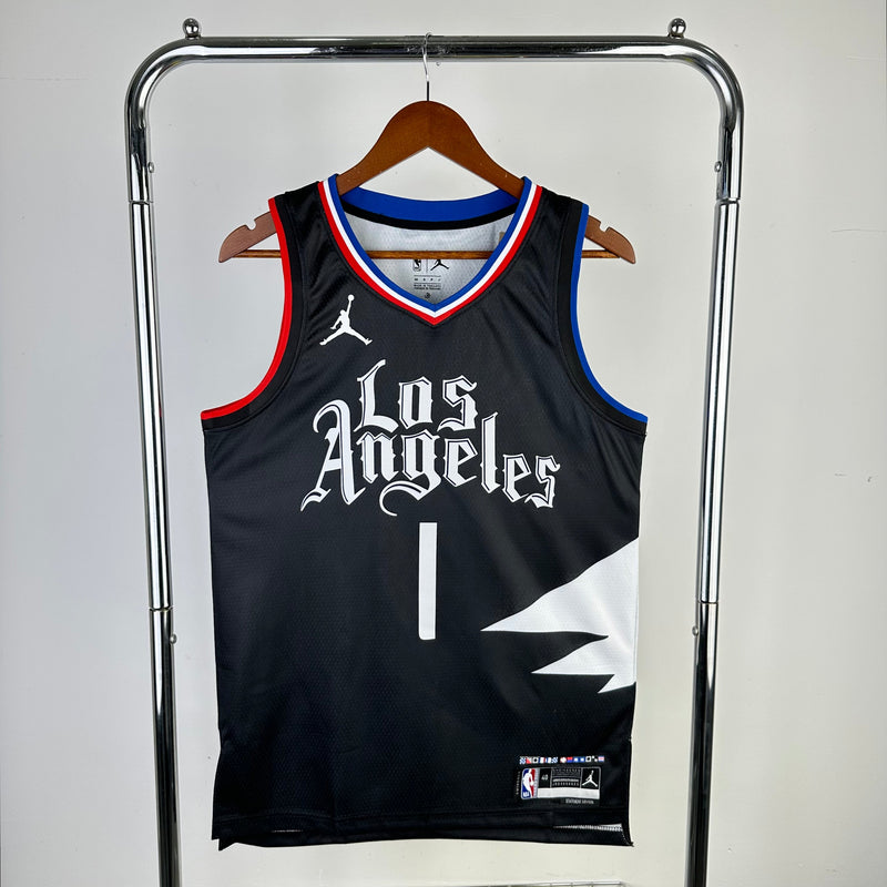 Regata LA Clippers Preto 2023/24 Swingman - Statement Edition