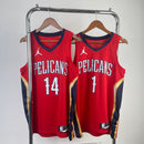 Regata New Orleans Pelicans Vermelha Swingman 2023/24 - Statement Edition