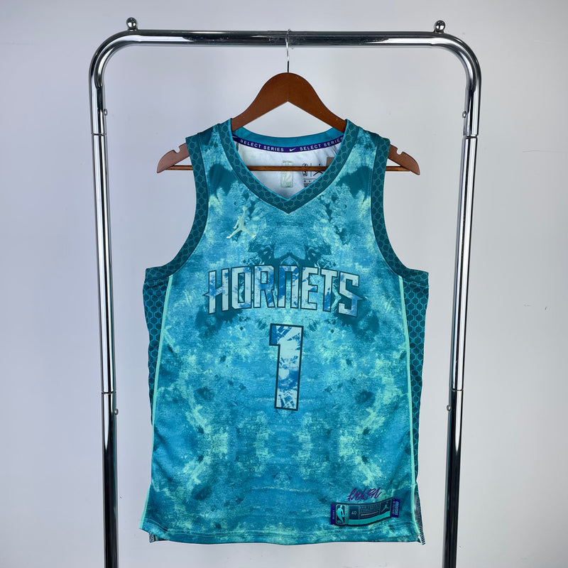 Regata Charlotte Hornets LaMelo Ball Azul - Select Series Swingman