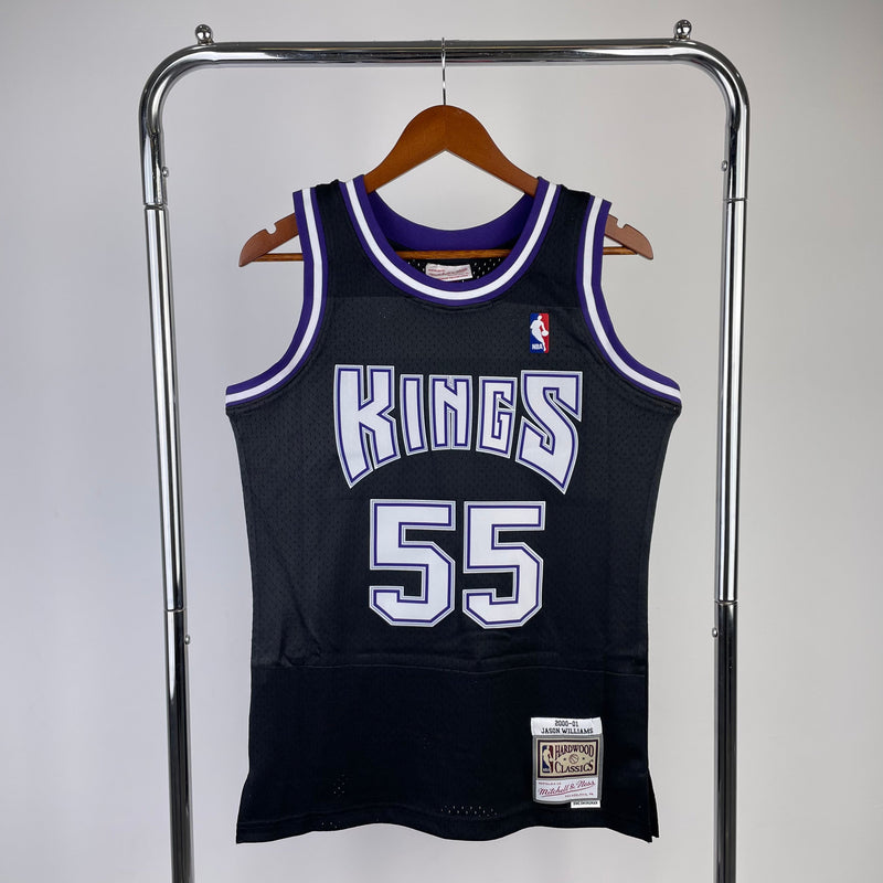 Regata Sacramento Kings Preto 2000/01 - Hardwood Classics
