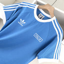 Camiseta  Adicolor Classics 3 Linhas Itália 2024 - Azul