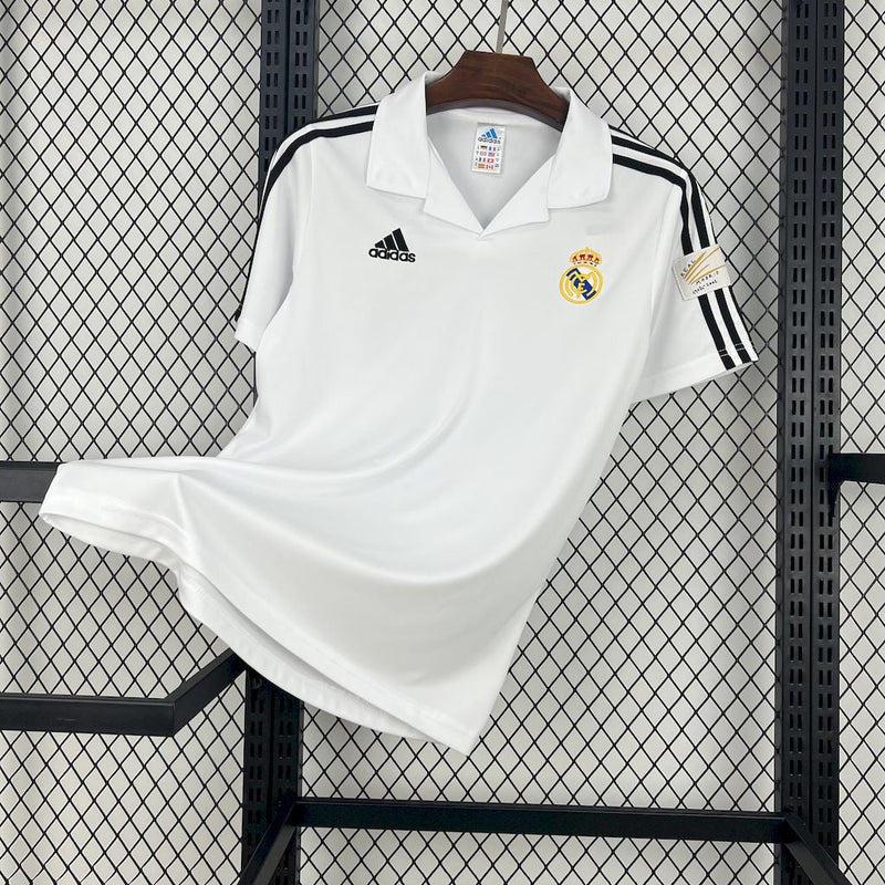 Camisa 1 Real Madrid Retrô 2001/02 - Masculina
