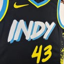 Regata Indiana Pacers Preta Swingman 2023/24 - City Edition