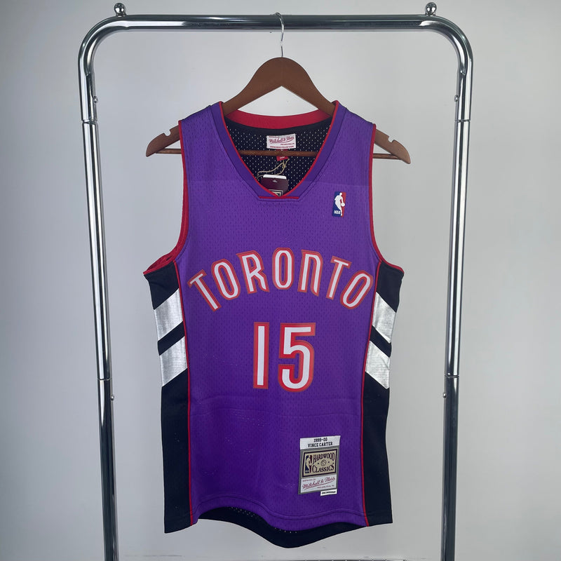 Regata Toronto Raptors Vince Carter Roxo 1999/00 - Hardwood Classics